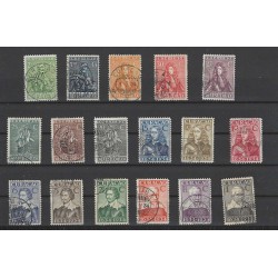 Curaçao 104-120 GEZAG-set  VFU/used  CV 273 € EXTREMELY FINE !!