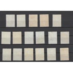 Curaçao 104-120 GEZAG-set  VFU/used  CV 273 € EXTREMELY FINE !!