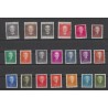 Netherlands  518/533, 534/537  EN FACE  MH/unused CV 510 € EXTREMELY FINE !!
