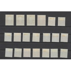 Netherlands  518/533, 534/537  EN FACE  MH/unused CV 510 € EXTREMELY FINE !!