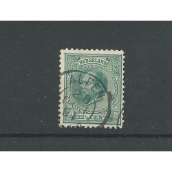 Netherlands  25L  12,5x12,5 gr.gt SUPERB   VFU/used   CV  300 €