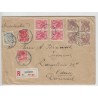 Netherlands 61b Keerdruk on mengfrankering to Denemarken 1926 CV 400+ €