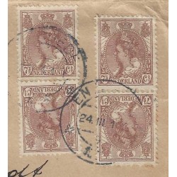 Netherlands 61b Keerdruk on mengfrankering to Denemarken 1926 CV 400+ €