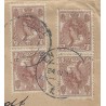 Netherlands 61b Keerdruk on mengfrankering to Denemarken 1926 CV 400+ €