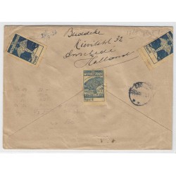 Netherlands 61b Keerdruk on mengfrankering to Denemarken 1926 CV 400+ €