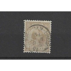 Netherlands 43 with "AMSTERDAM-BREDA VI 1893" small round cancel VFU/used  CV 35 €