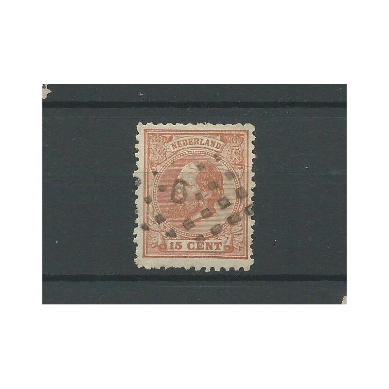 Netherlands 23E   Willem III 1872   VFU/used   CV  95 €