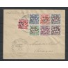 Suriname LP8-14 DO-X on cover to Curaçao 17-8-1931  CV 400 €  Extremely fine !!