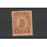 Netherlands P1 with "DE STEEG" straight-line cancel VFU/used CV 15++ €  Extremely fine !!