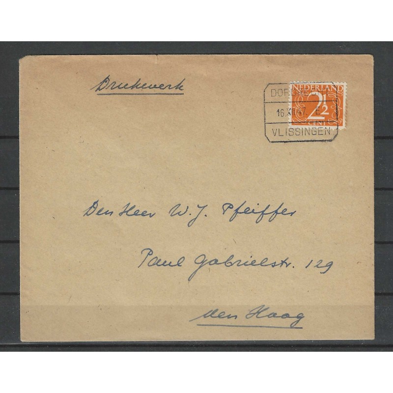 Netherlands 462  Enkelfrankering with spoorweg cancel VFU/used CV 500 €