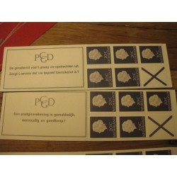 Netherlands PB6a/6s, PB6eF, PB6fFp, PB6fFq Postzegelsboekjes MNH  CV 265 €