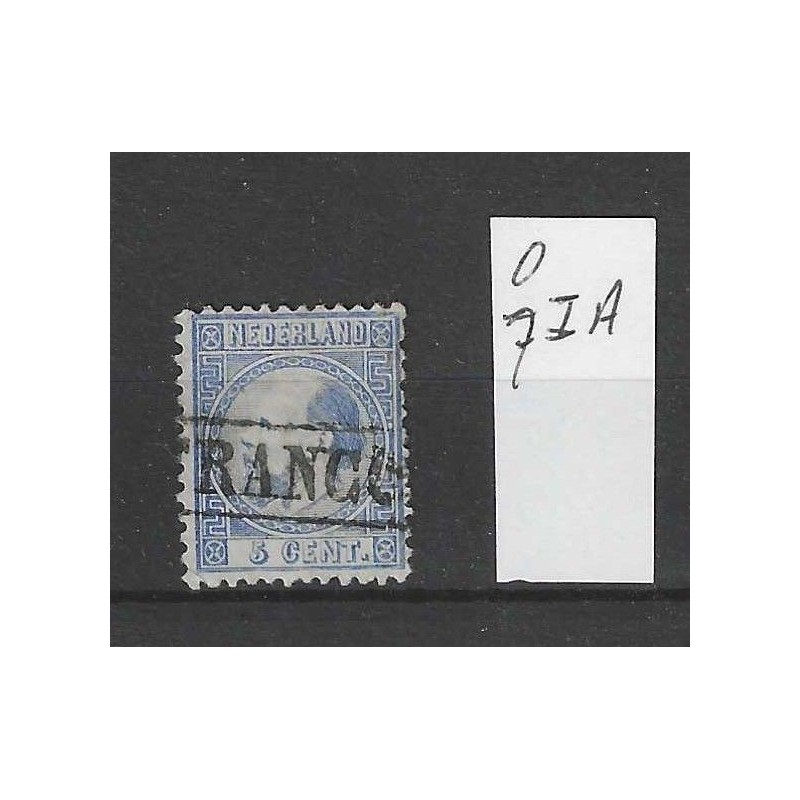 Netherlands 7IA Willem III  1867  VFU/used  CV 35 €