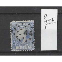 Netherlands 7IE Willem III  1867  VFU/used  CV 35 €