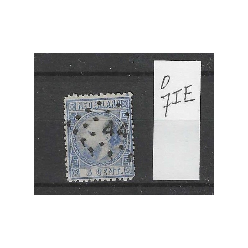 Netherlands 7IE Willem III  1867  VFU/used  CV 35 €