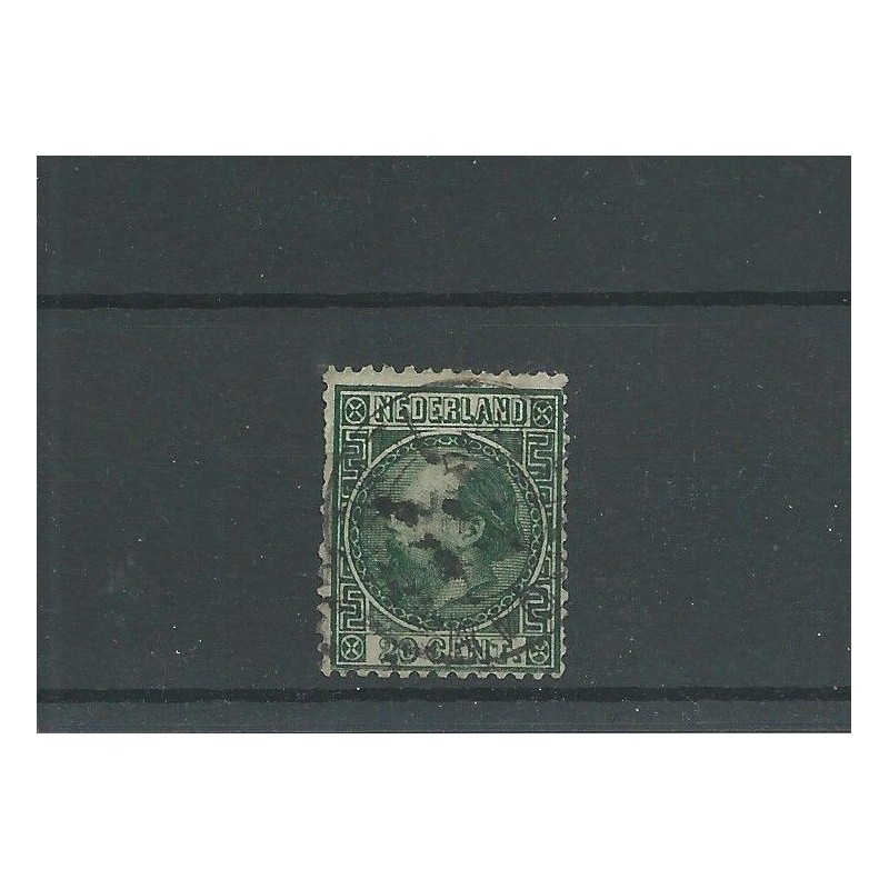 Netherlands  10 with "AMSTERDAM" Tweeletterstempel  VFU/used  CV 30+ €
