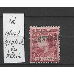 Netherlands 8I-A Willem III  Registered VFU/used  CV 40 €