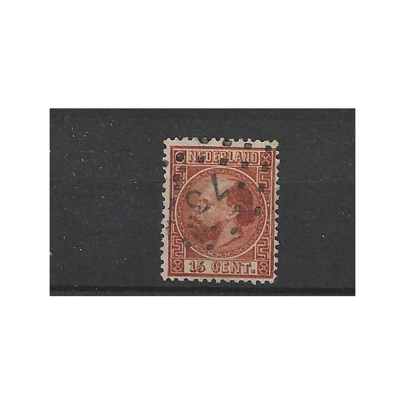 Nederland 9I-C Willem III  puntstempel 73 VFU/gebr  CV 45 €