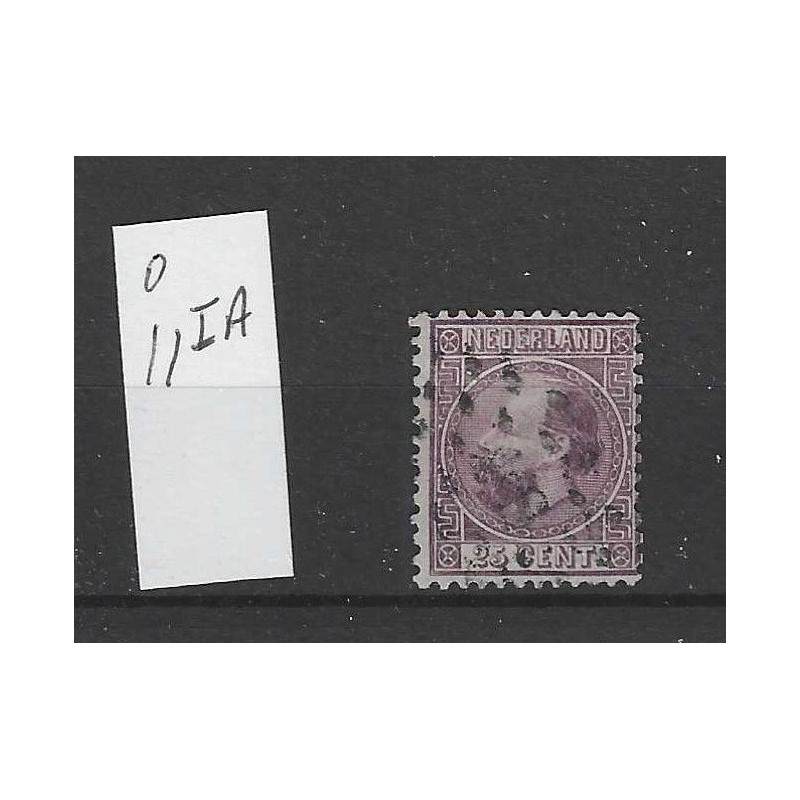 Nederland 11I-A Willem III  VFU/gebr  CV 125 €