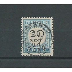 Netherlands P10 with "ROTTERDAM-2 1894"  VFU/used   CV 25+€