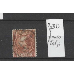 Netherlands 9II-D with "Franco-takje 1875" VFU/used  CV 45 €