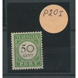 Curaçao  P20-I  Postage due 1892 MH/unused   CV 70 €