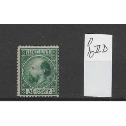 Nederland 10II-D met puntstempel 88  VFU/gebr  CV 75 €