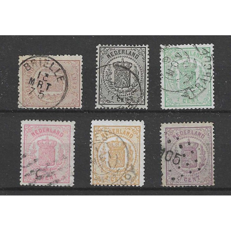 Netherlands 13-18 Arms set VFU/used  CV 334 €
