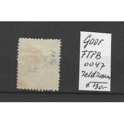 Netherlands 15 with "GOOR 1874" franco-takje" VFU/used  CV 130 €