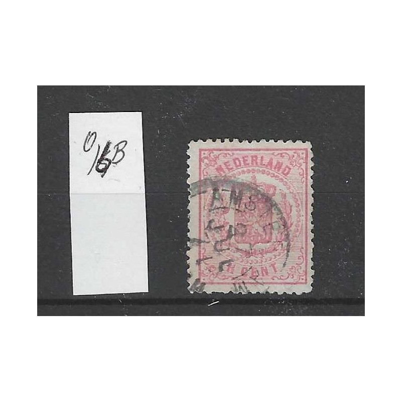 Netherlands 16B Arms 1869  VFU/used  CV 100 €