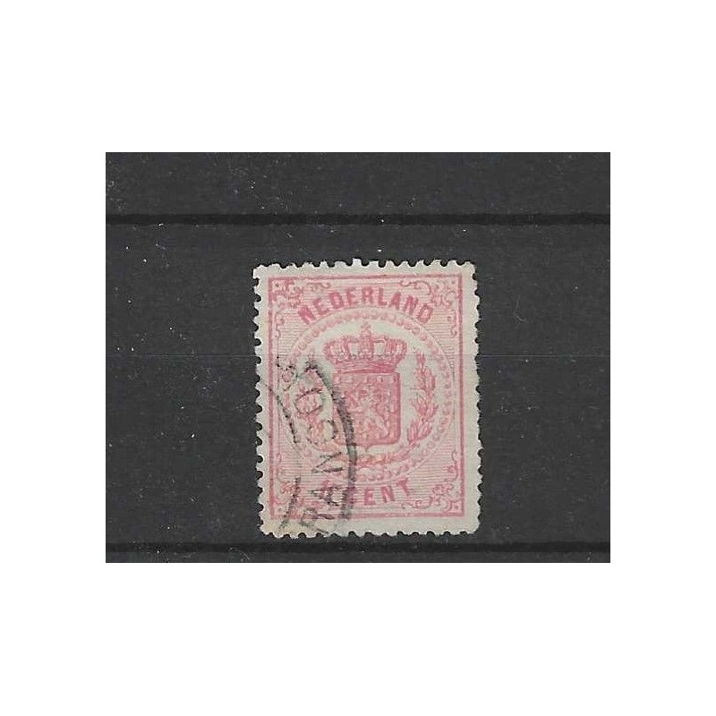 Nederland 16B Wapens 1869  VFU/gebr  CV 100 €