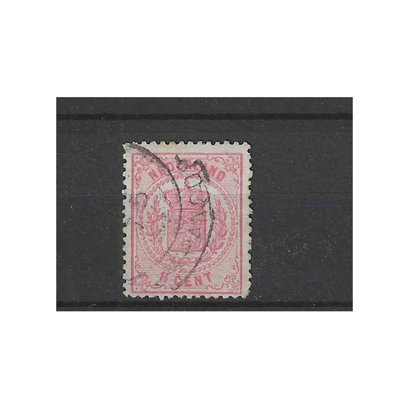 Netherlands 16B Arms 1869  VFU/used  CV 100 €
