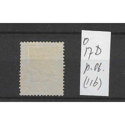 Netherlands 17D with numeral dot cancel 116  VFU/used  CV 65 €