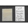 Nederland 18D met "Franco-zonder kastje" VFU/gebr  CV 175 €