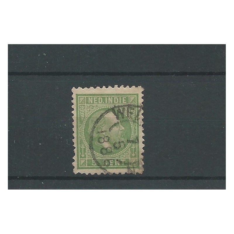 Ned. Indie 8G  11,5x12 gr.gt  VFU/gebr  CV 25 €