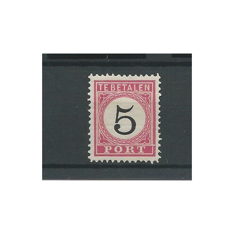Dutch East Indies  P6fd-B  DOORLOPER  MH/unused  CV 23 €