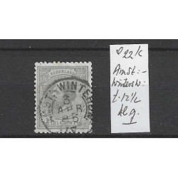 Netherlands 22K with "AMSTERD:-WINTERSW: " VFU/used  CV 80 €