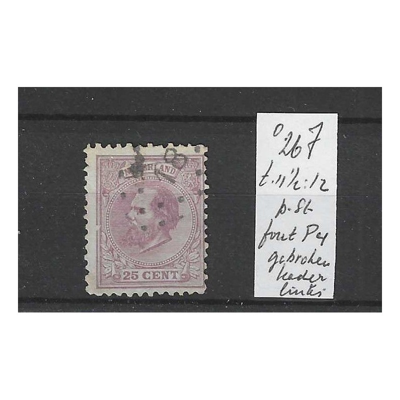 Nederland 26J  met plaatfout P4 VFU/gebr  CV 60 €