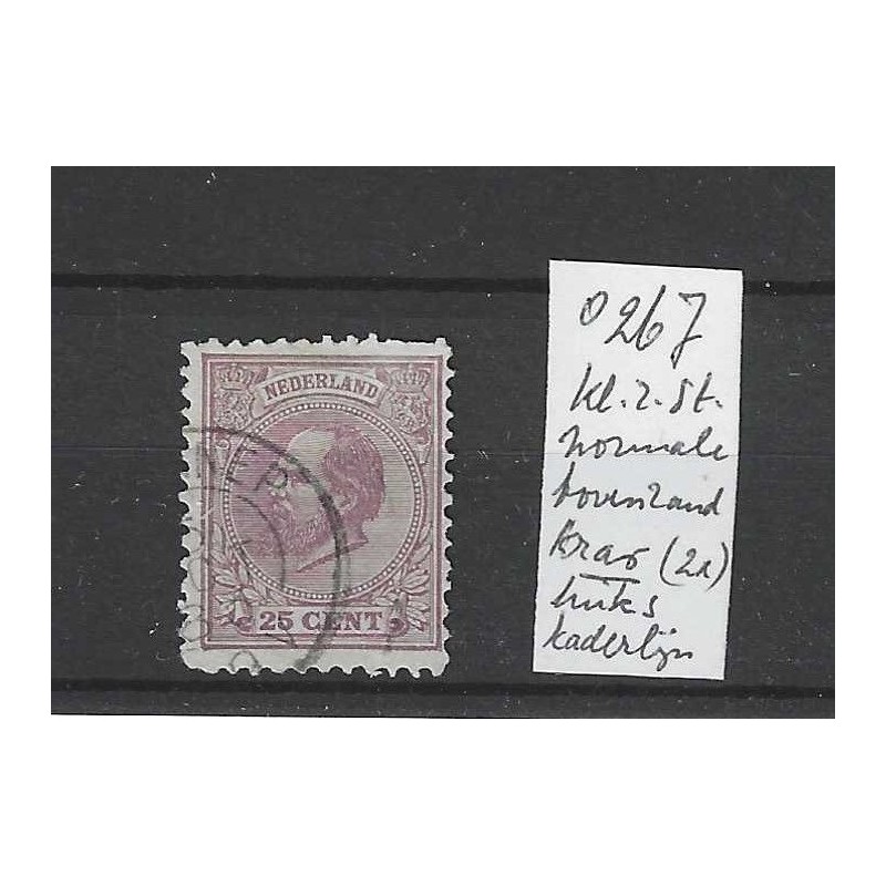 Nederland 26J  met plaatfout PM4 VFU/gebr  CV 80 €