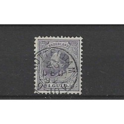 Nederland 28 Willem III  1872 "ROTTERDAM 1892"  VFU/gebr  CV 50 €
