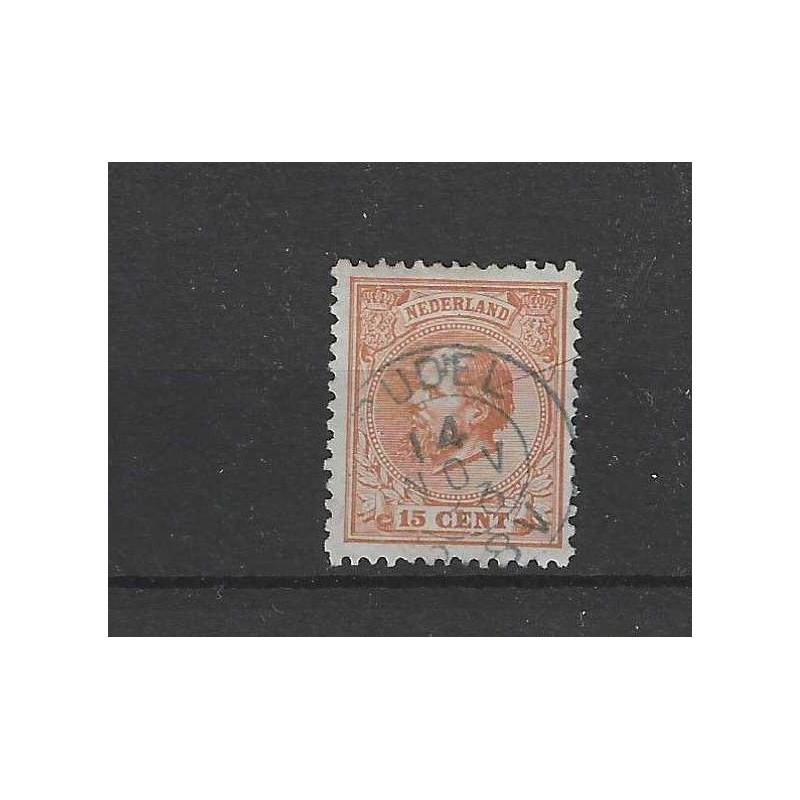 Nederland 23H  "BUDEL 1883" in blauw VFU/gebr  CV 25+ €
