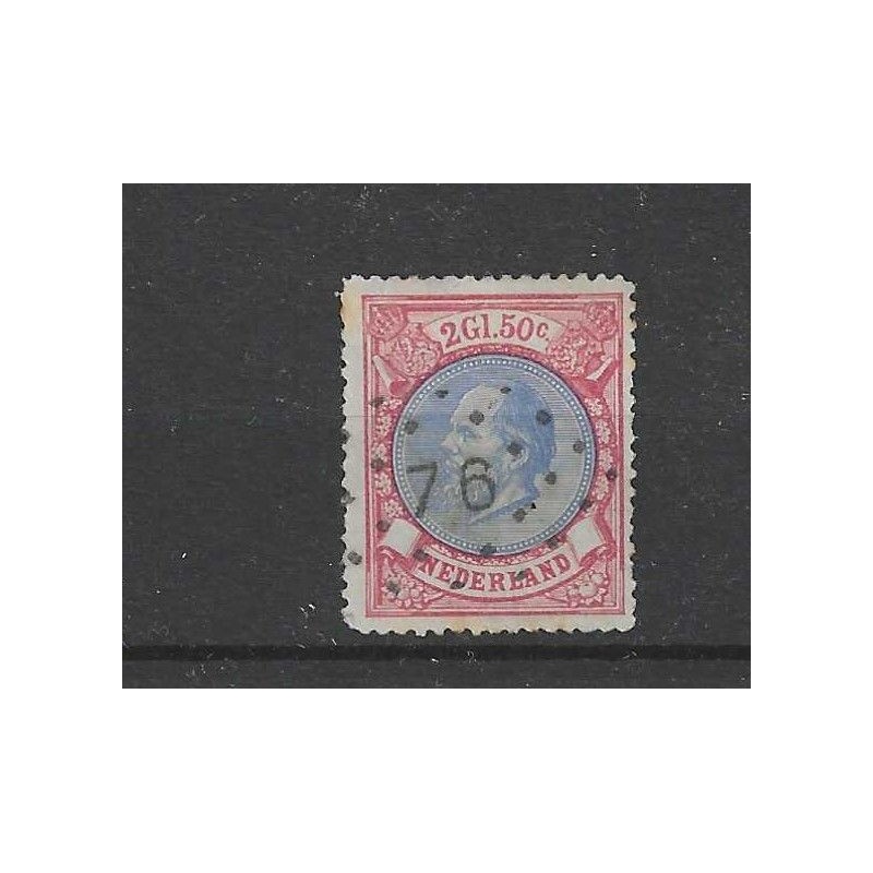 Nederland 29 met puntstempel 76 VFU/gebr  CV 200 €