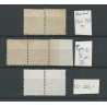 Dutch East Indies  P13C-P13B  combinaties type I, II and III  MH/ongebrCV 225 €