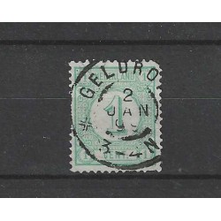 Netherlands 31 Numeral  "GELDROP 1899" large round cancel VFU/used  CV 5+€