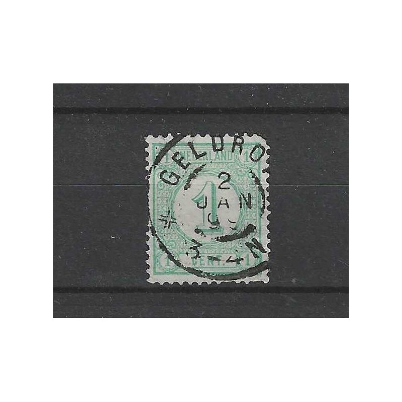 Netherlands 31 Numeral  "GELDROP 1899" large round cancel VFU/used  CV 5+€