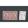Dutch East Indies  P6fd-B in pair  VFU/used CV 29,5 €