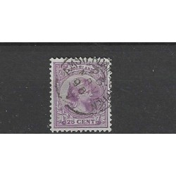 Netherlands 42 with "AMSTERDAM-ZUTPHEN 1896"  VFU/used  CV 10+€