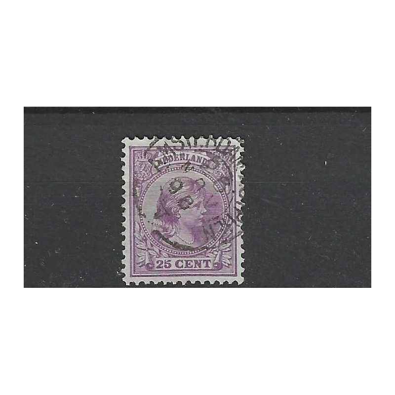 Netherlands 42 with "AMSTERDAM-ZUTPHEN 1896"  VFU/used  CV 10+€
