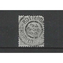 Netherlands 38 with "UTRECHT-ROTTERDAM 1898" VFU/used  CV 10+€