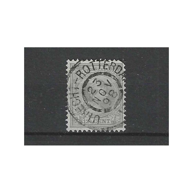 Netherlands 38 with "UTRECHT-ROTTERDAM 1898" VFU/used  CV 10+€