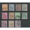 Netherlands 34-44 Wilhelmina 1891  VFU/used  CV  178 €